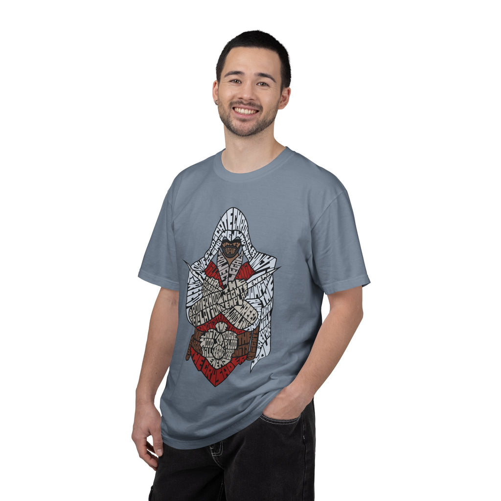 Assassin Hooded Warrior Graphic T-Shirt — Retro Gamer / Video Game Fan Tee