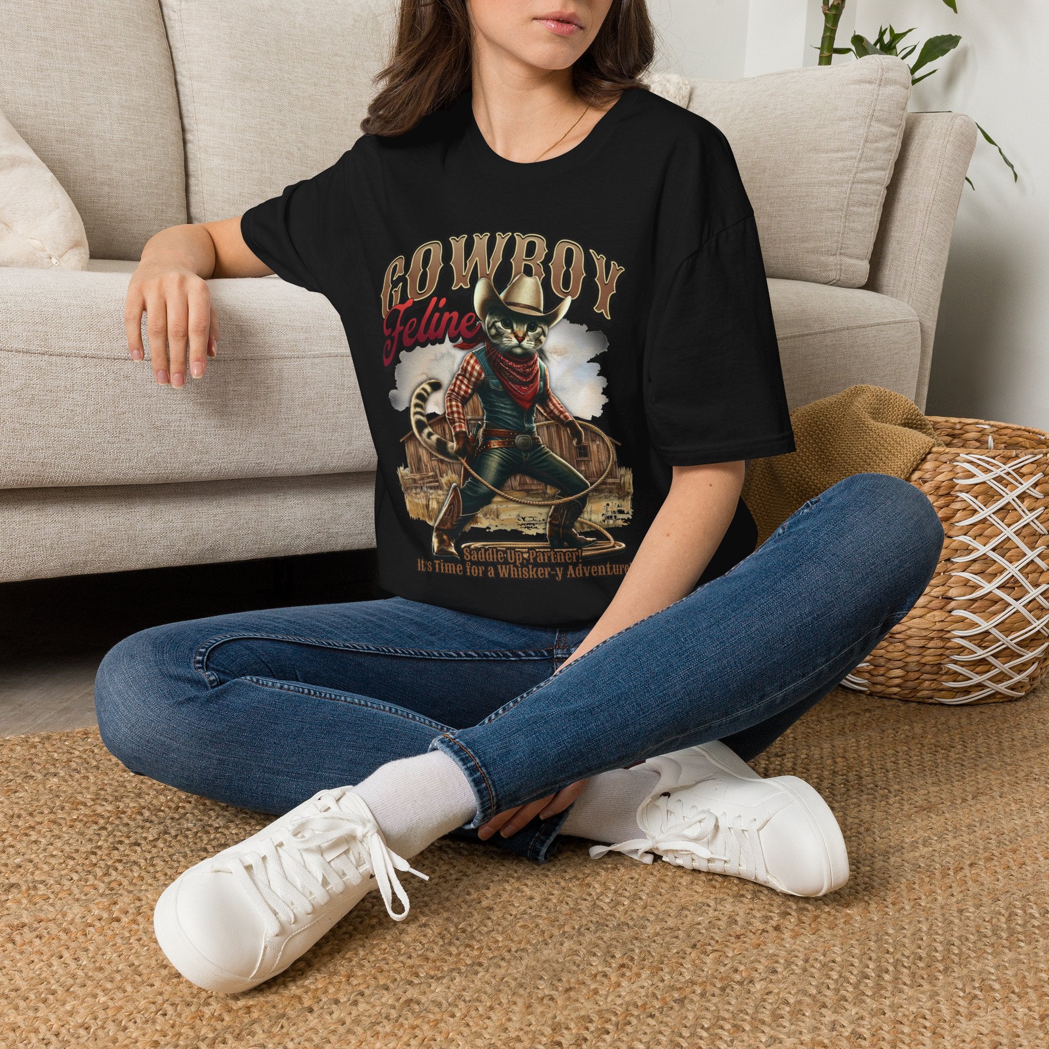 Cowboy Feline T-Shirt