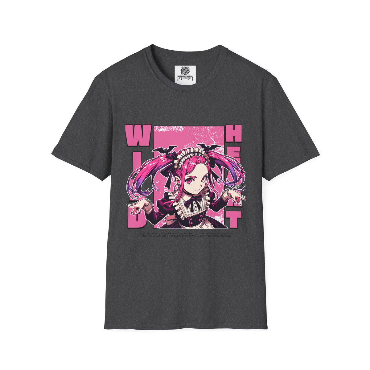 Witch Girl Anime T-Shirt — Pink Gothic Kawaii Graphic Tee