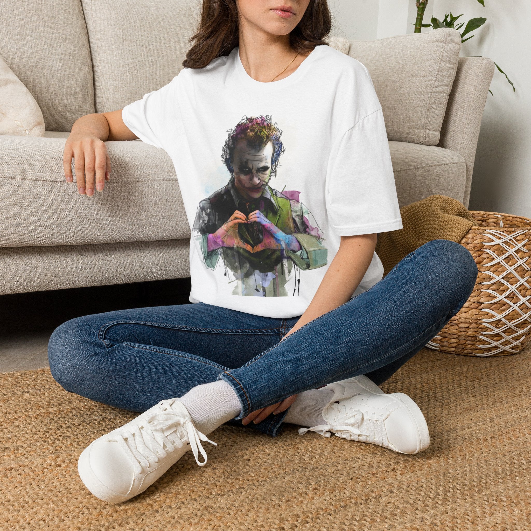 Distressed Clown Portrait T-Shirt