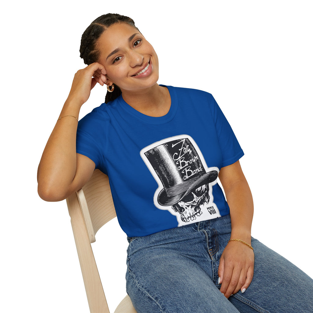 Top Hat Skull Band Tee — Zac Brown Band Graphic T-Shirt
