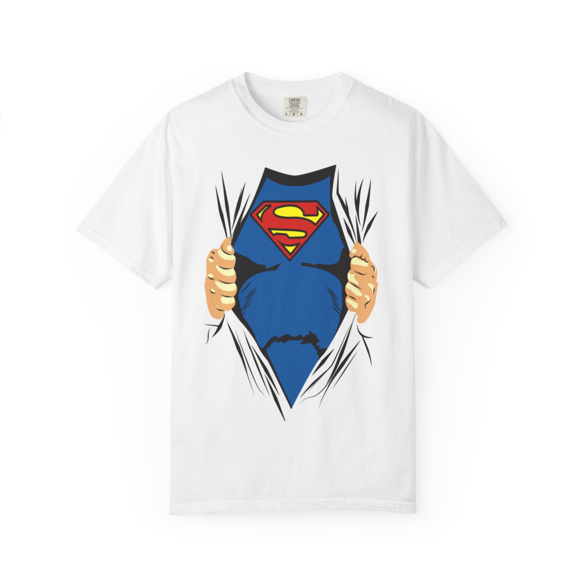 Superman Ripped Shirt Graphic T-Shirt — Superman Logo Reveal Tee