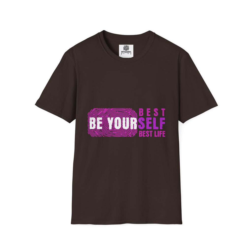 Best Yourself T-Shirt — Inspirational Pink Graphic Tee