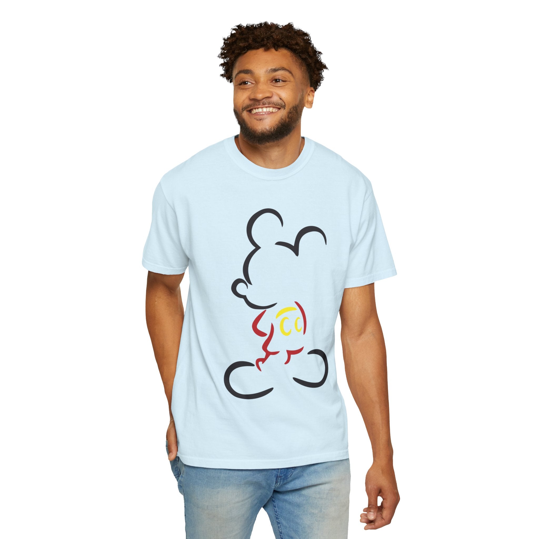Minimalist Mouse Silhouette T-Shirt