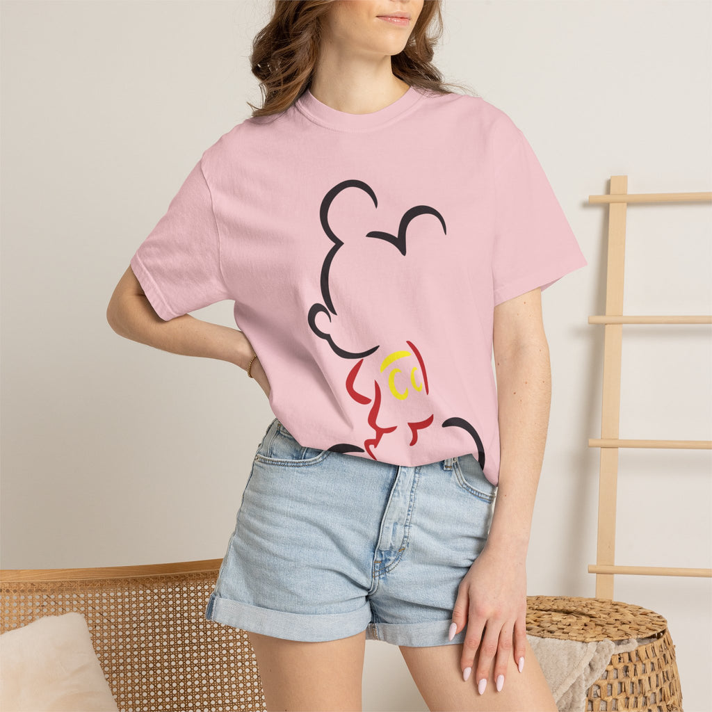 Minimalist Mouse Silhouette T-Shirt
