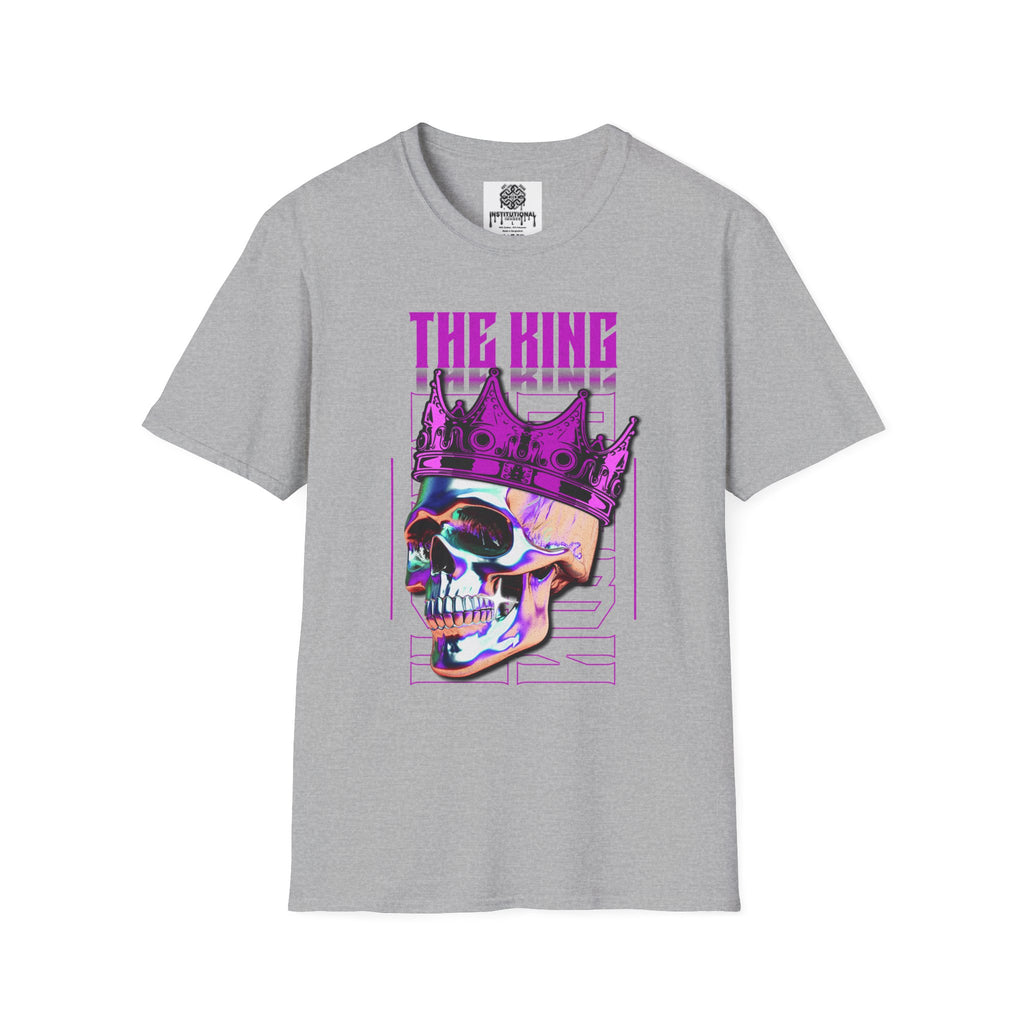 The King Skull Tee — Neon Crown Graphic T‑Shirt