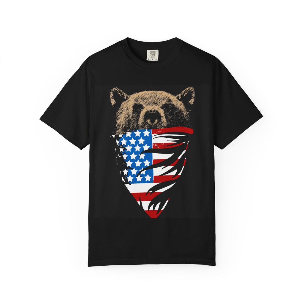 American Flag Bandana Bear T-Shirt