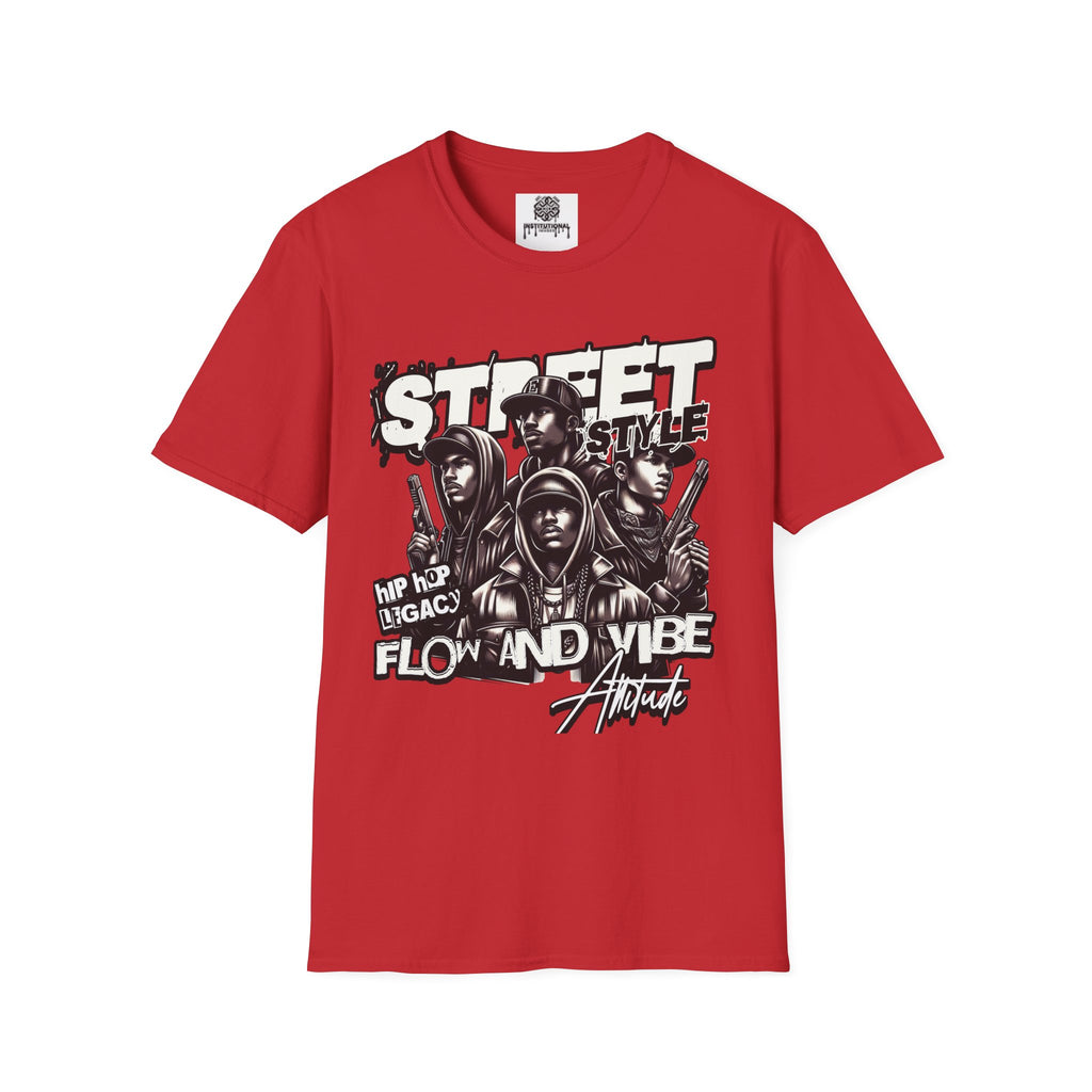 Street Style Graphic T‑Shirt — 'Street Style' Urban Vibe Tee with Crew Portraits