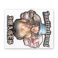 Canvas Art Print — Chicano Chola & Clown Tattoo-Style Design ("Instinttmal" / "Images")