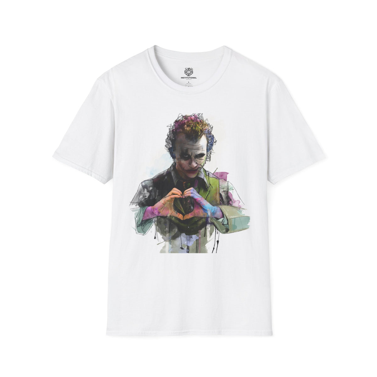 Distressed Clown Portrait T-Shirt