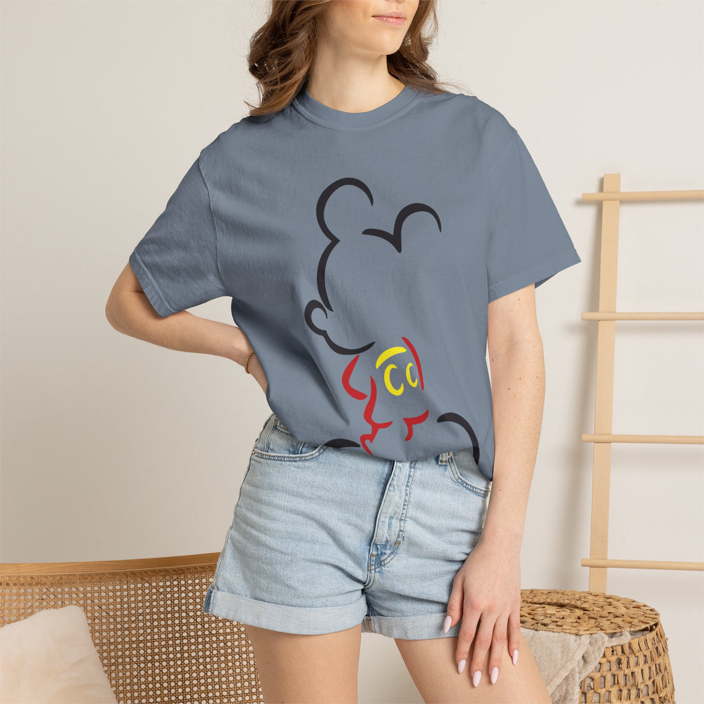 Minimalist Mouse Silhouette T-Shirt