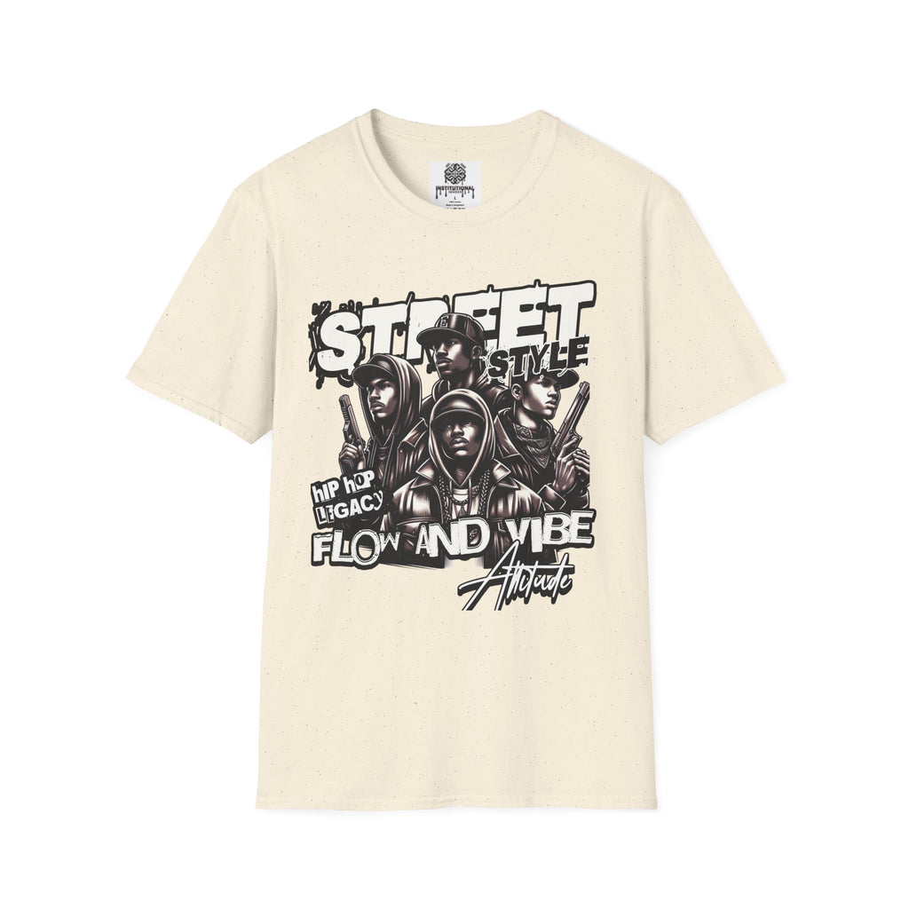 Street Style Graphic T‑Shirt — 'Street Style' Urban Vibe Tee with Crew Portraits