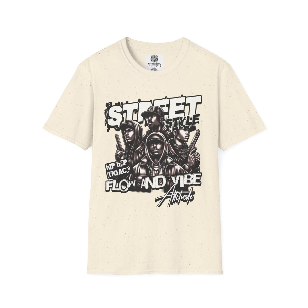 Street Style Graphic T‑Shirt — 'Street Style' Urban Vibe Tee with Crew Portraits