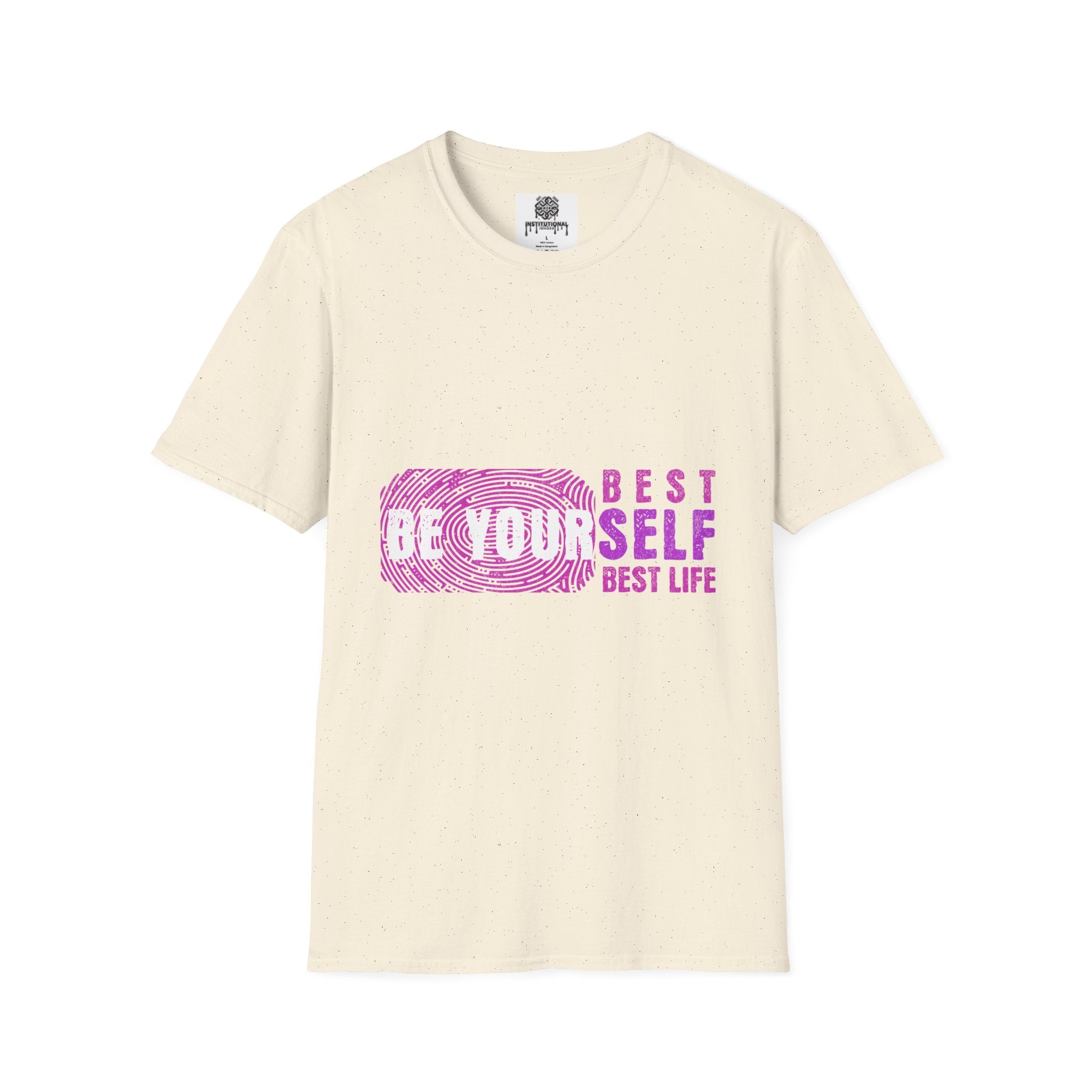 Best Yourself T-Shirt — Inspirational Pink Graphic Tee