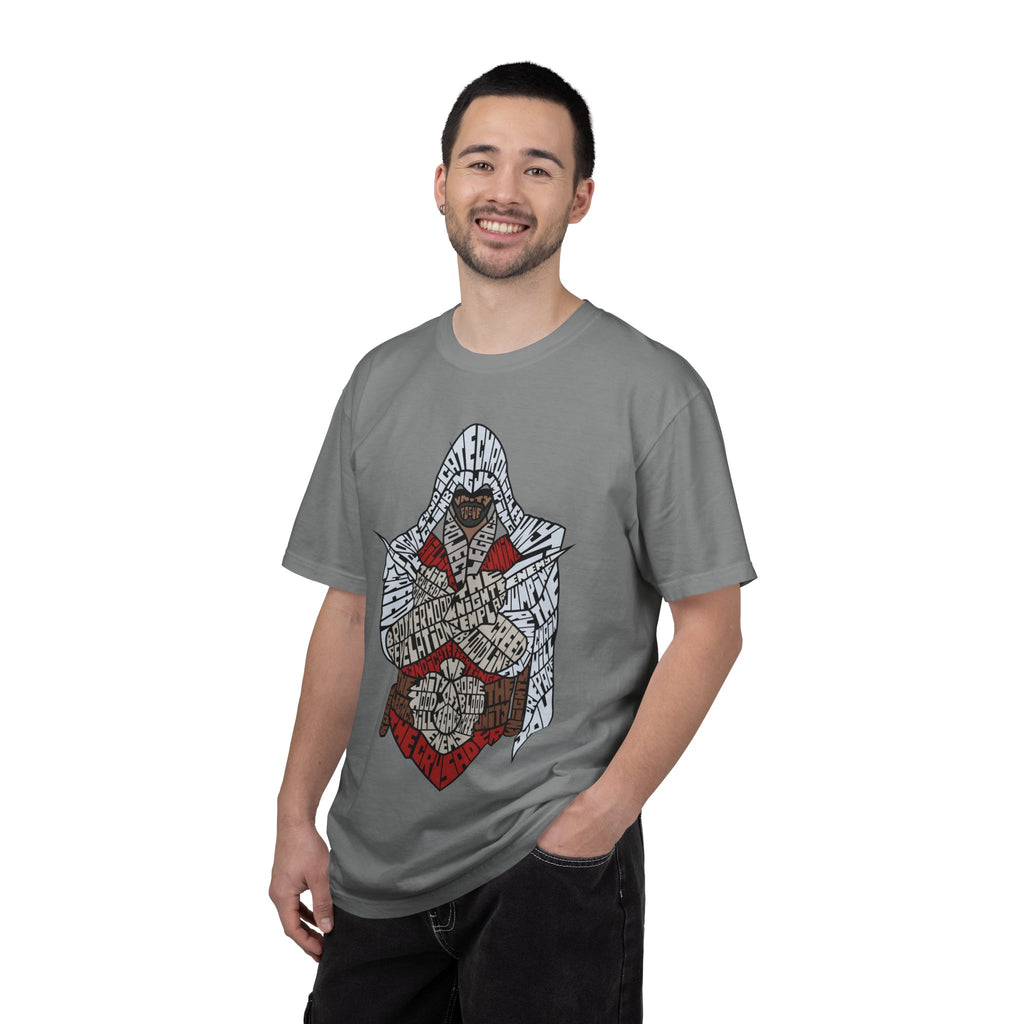 Assassin Hooded Warrior Graphic T-Shirt — Retro Gamer / Video Game Fan Tee