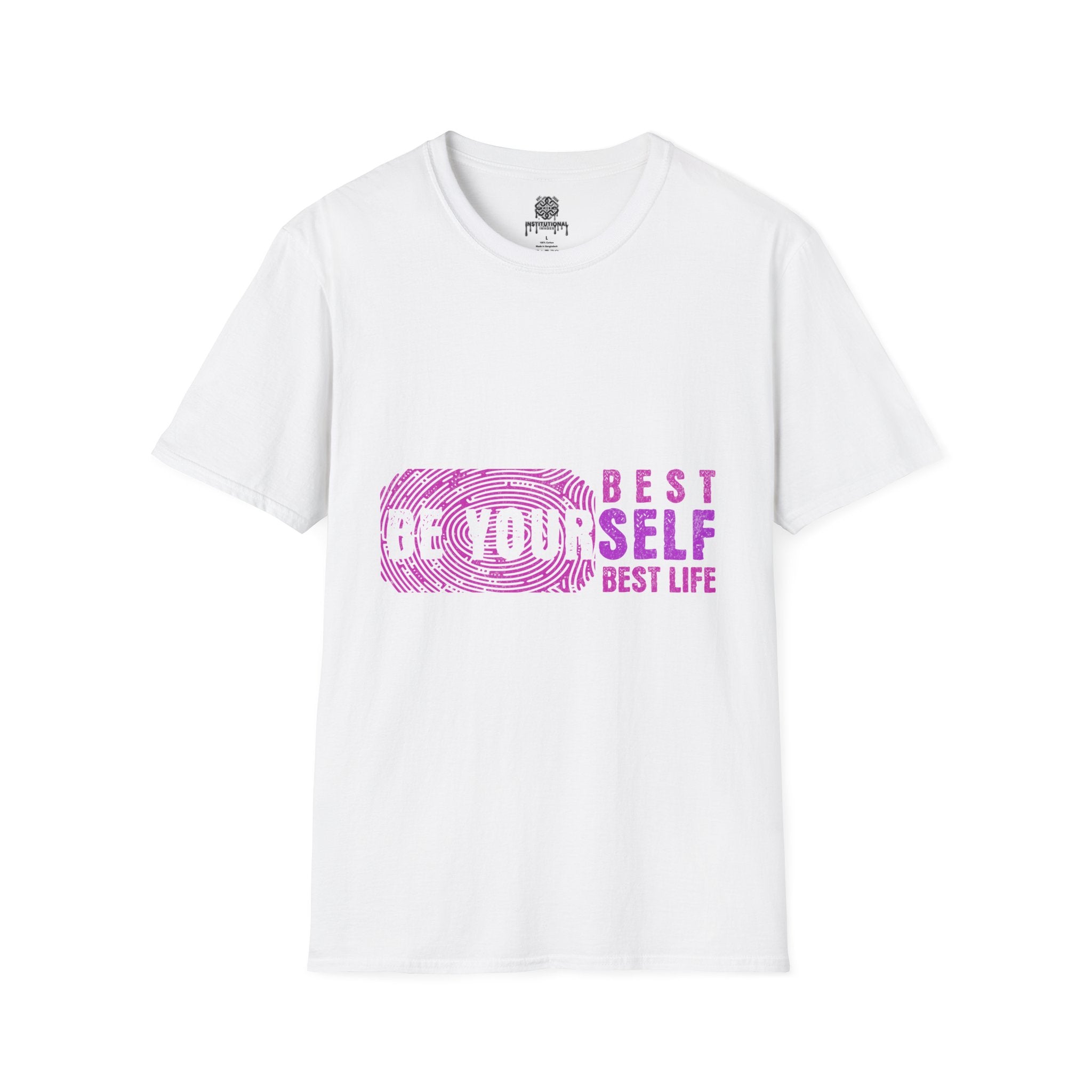 Best Yourself T-Shirt — Inspirational Pink Graphic Tee