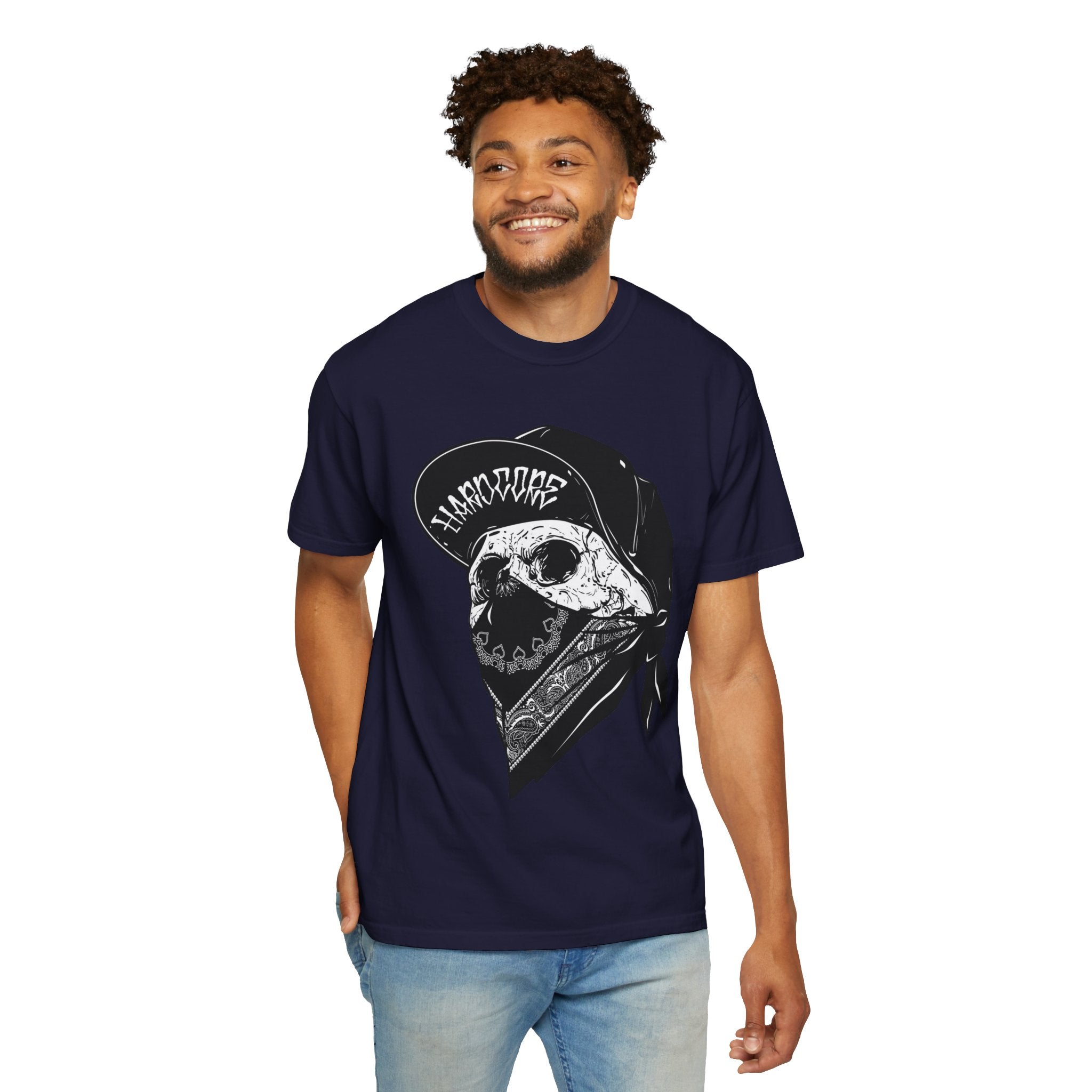 Skull Bandana Tee — Streetwear Graphic T-Shirt
