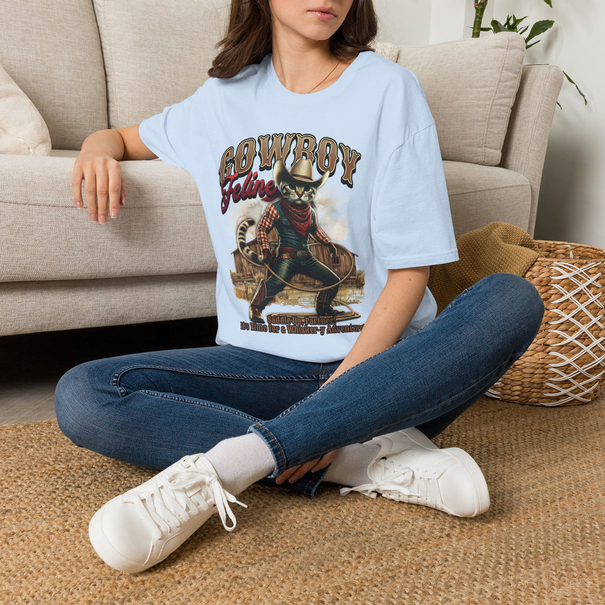 Cowboy Feline T-Shirt