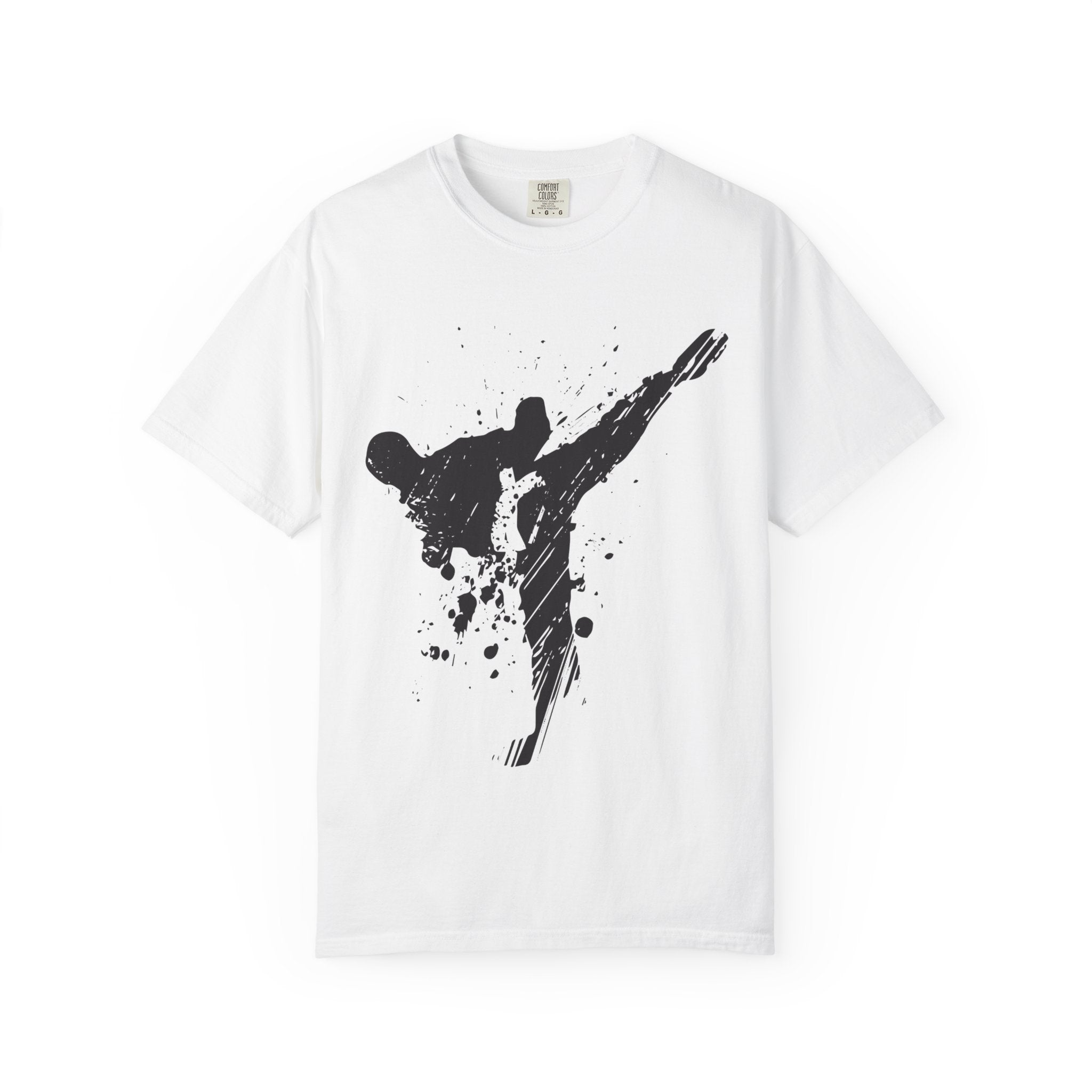 Martial Arts Kick T-Shirt — Ink Splash Karate Tee