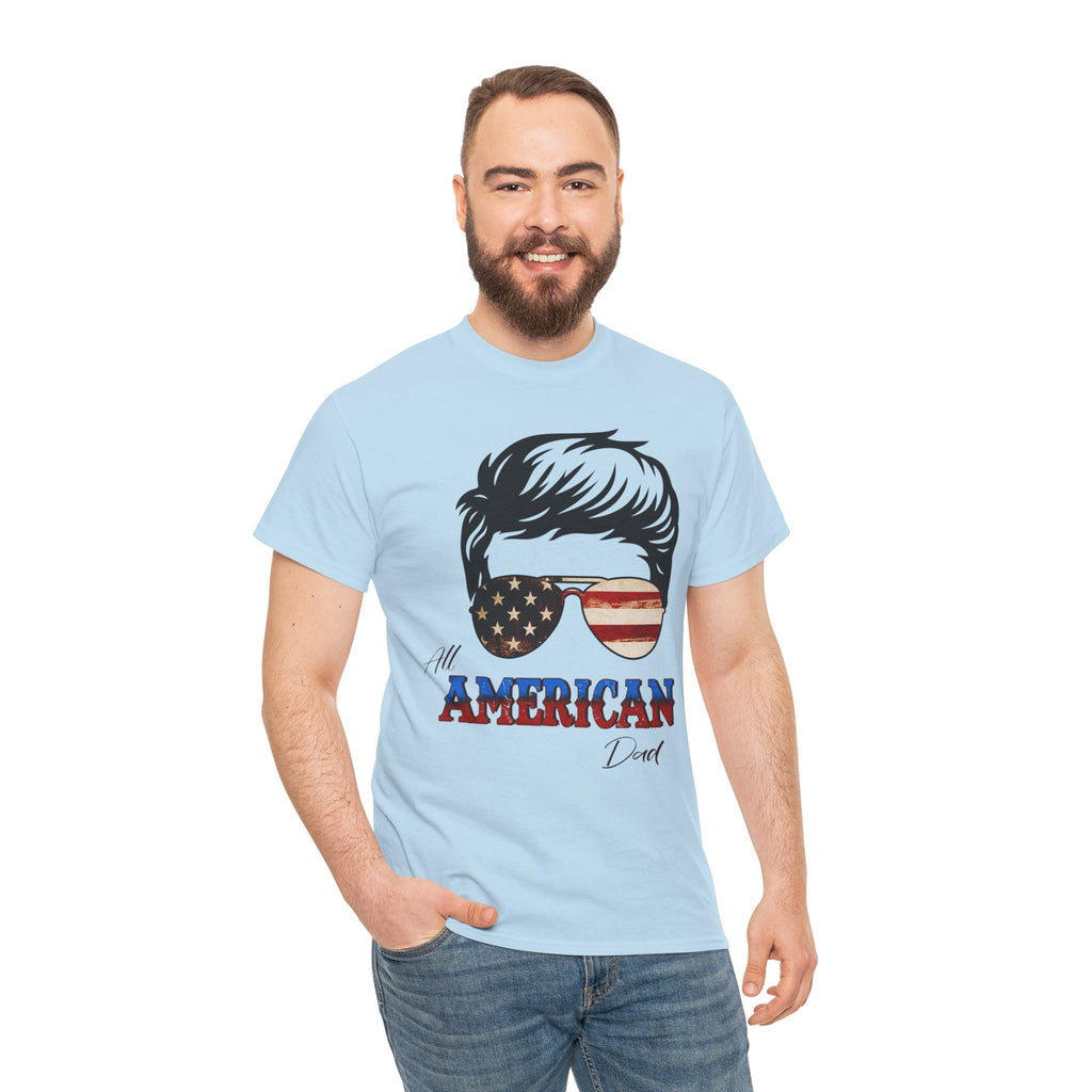 American Sunglasses Graphic Tee — "All American" Patriotic USA T-Shirt