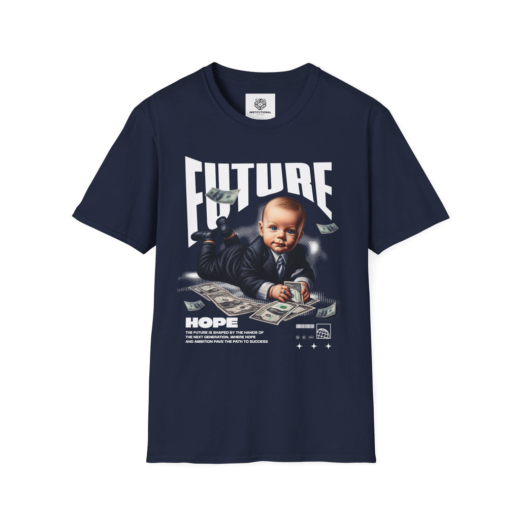Baby Boss Money Tee — Funny Infant Business Graphic T-Shirt