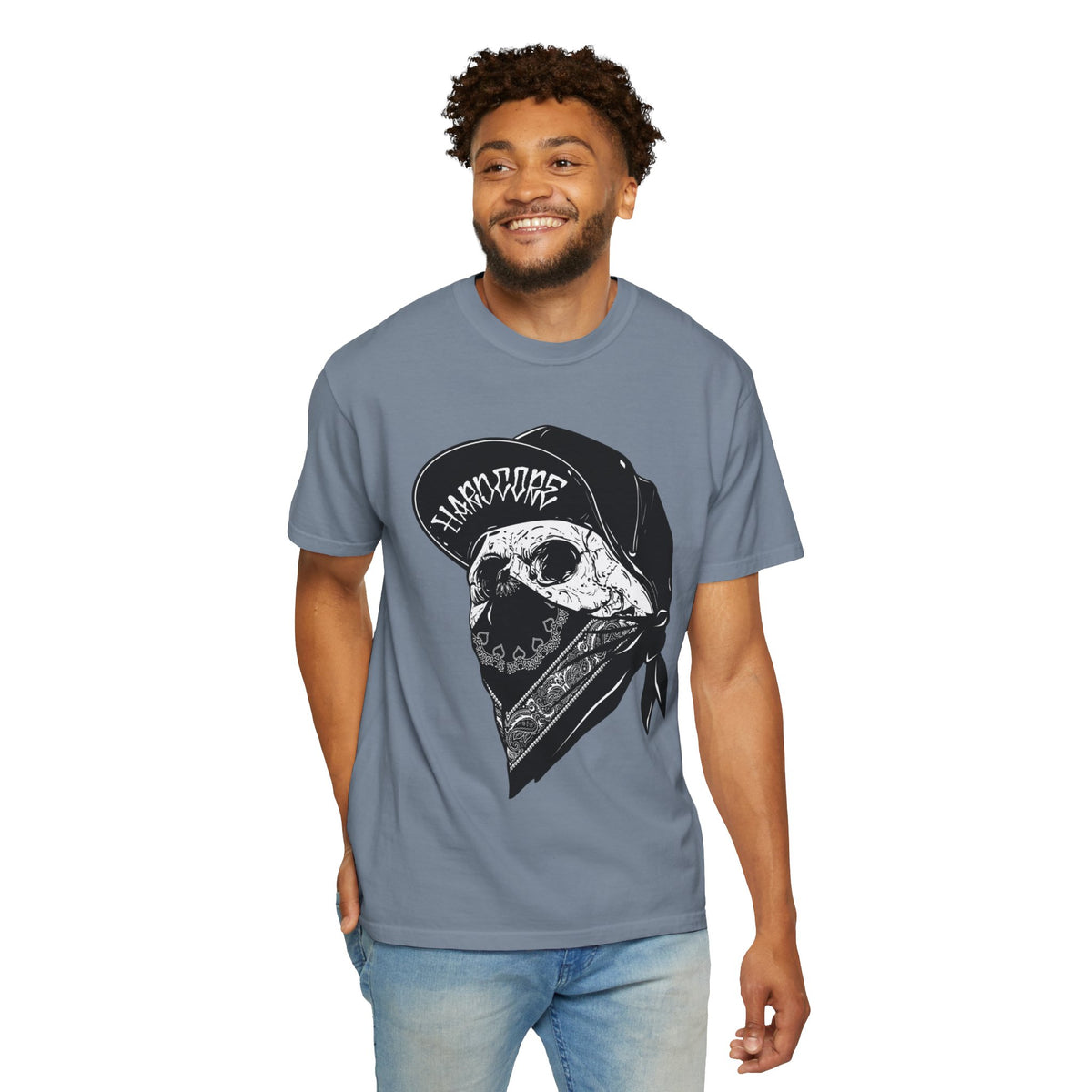 Skull Bandana Tee — Streetwear Graphic T-Shirt