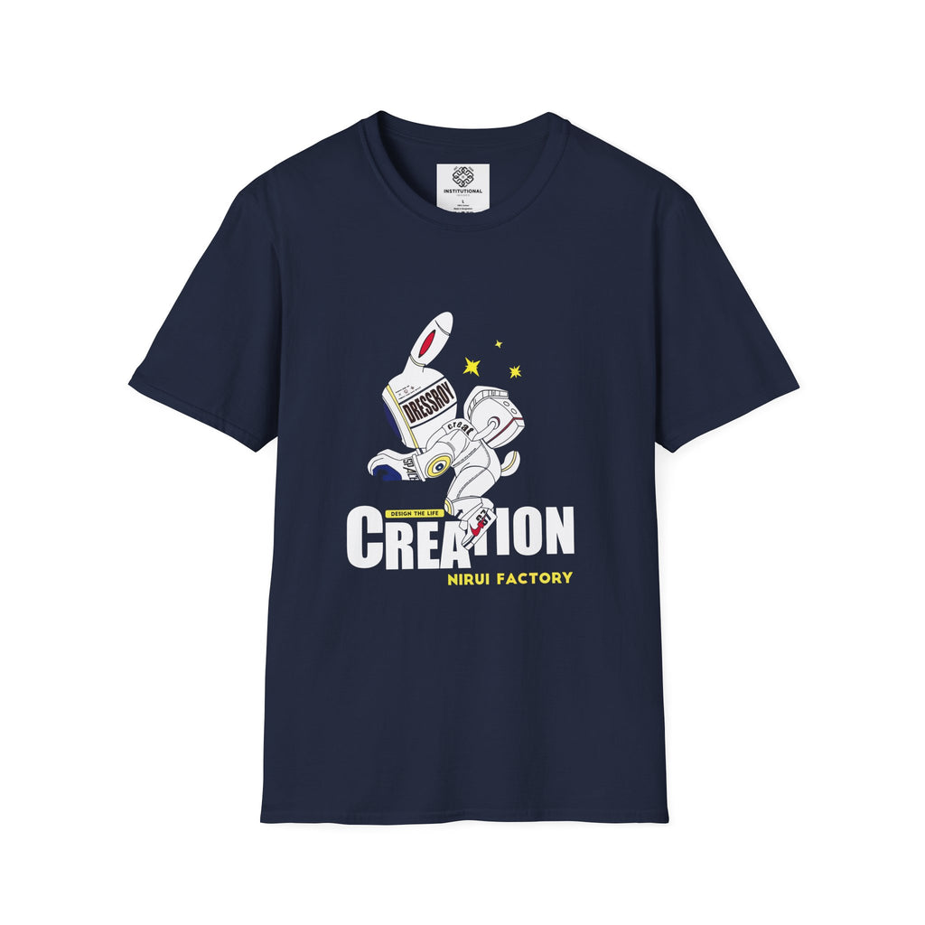 Astronaut Creation T‑Shirt — 'Creation' Space Graphic Tee