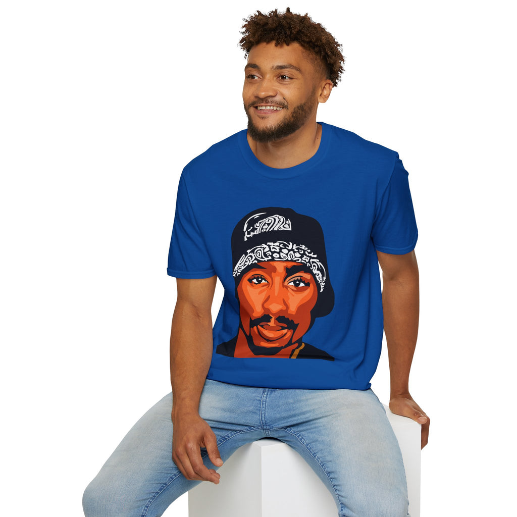 T-Shirt — Iconic  Portrait Tee with Bandana