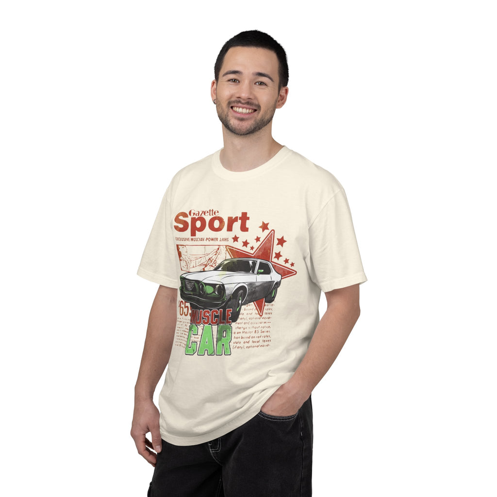 Muscle Car Graphic T-Shirt — '65 Sport Vintage Auto Tee