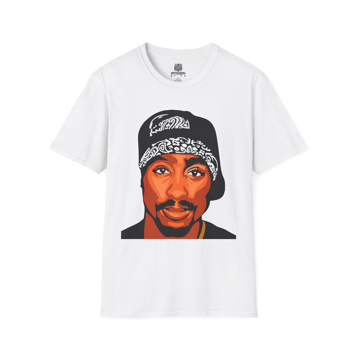 T-Shirt — Iconic  Portrait Tee with Bandana