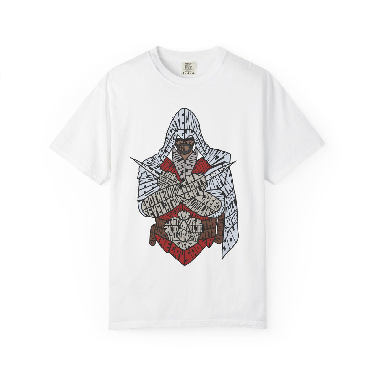Assassin Hooded Warrior Graphic T-Shirt — Retro Gamer / Video Game Fan Tee