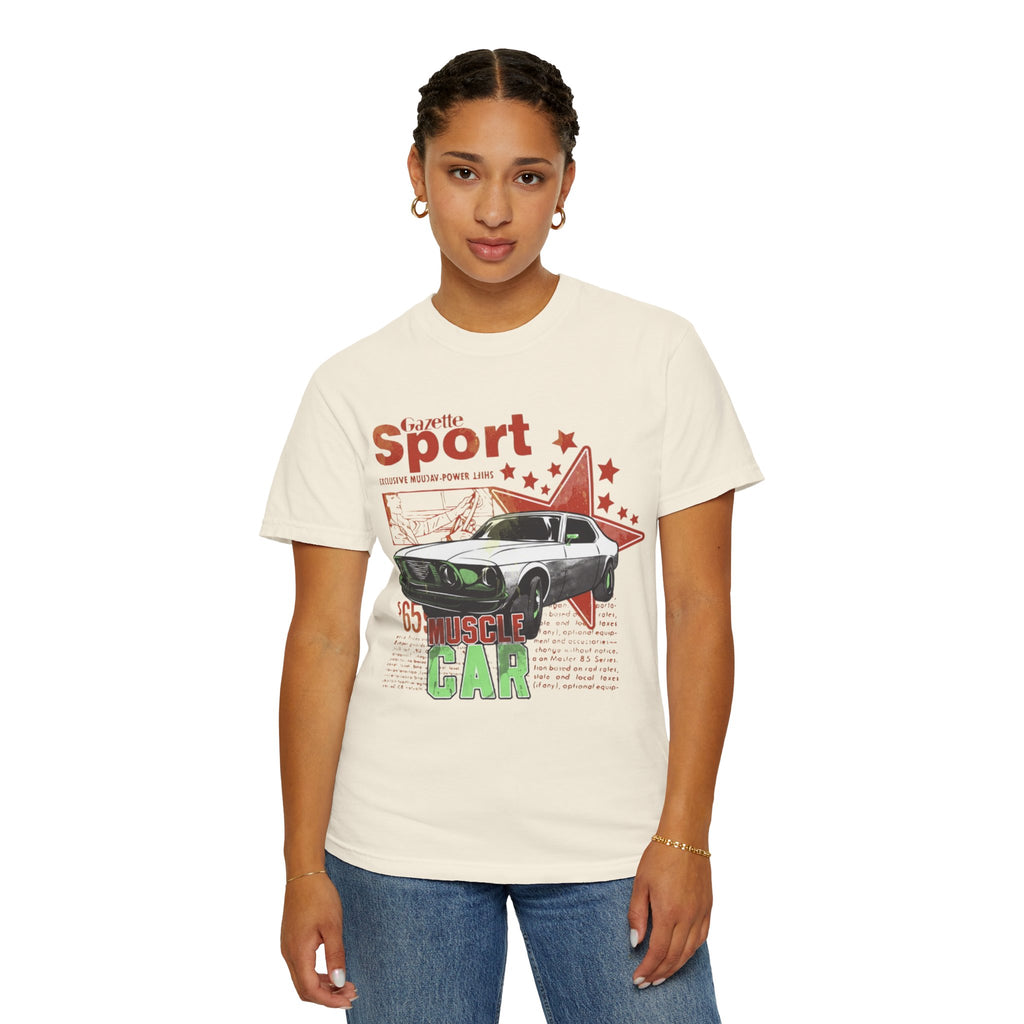 Muscle Car Graphic T-Shirt — '65 Sport Vintage Auto Tee
