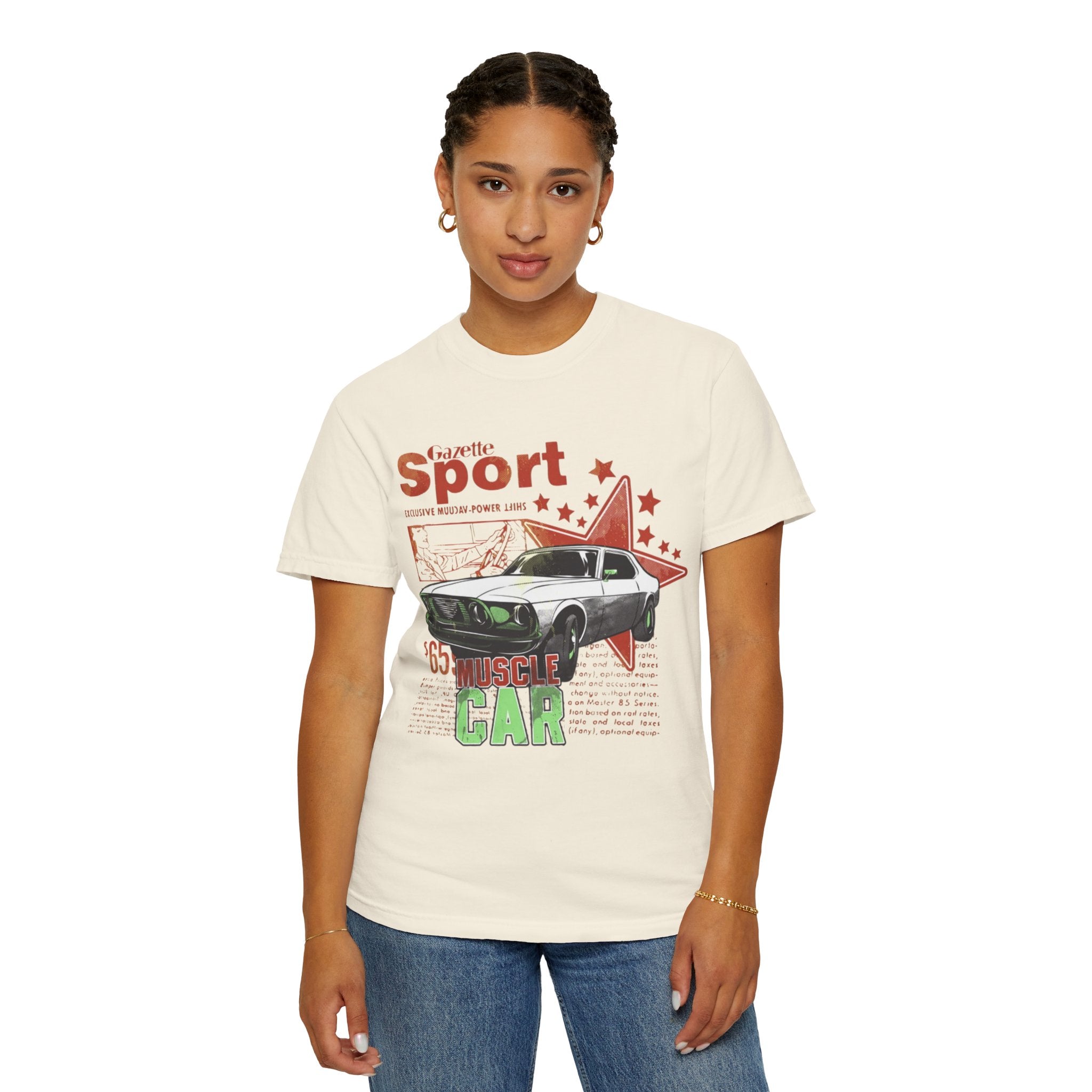 Muscle Car Graphic T-Shirt — '65 Sport Vintage Auto Tee