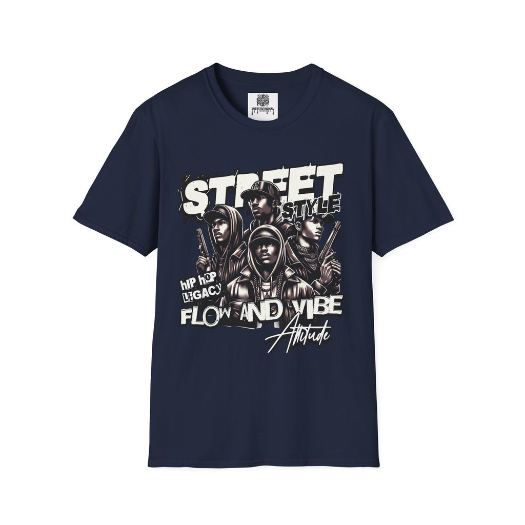 Street Style Graphic T‑Shirt — 'Street Style' Urban Vibe Tee with Crew Portraits