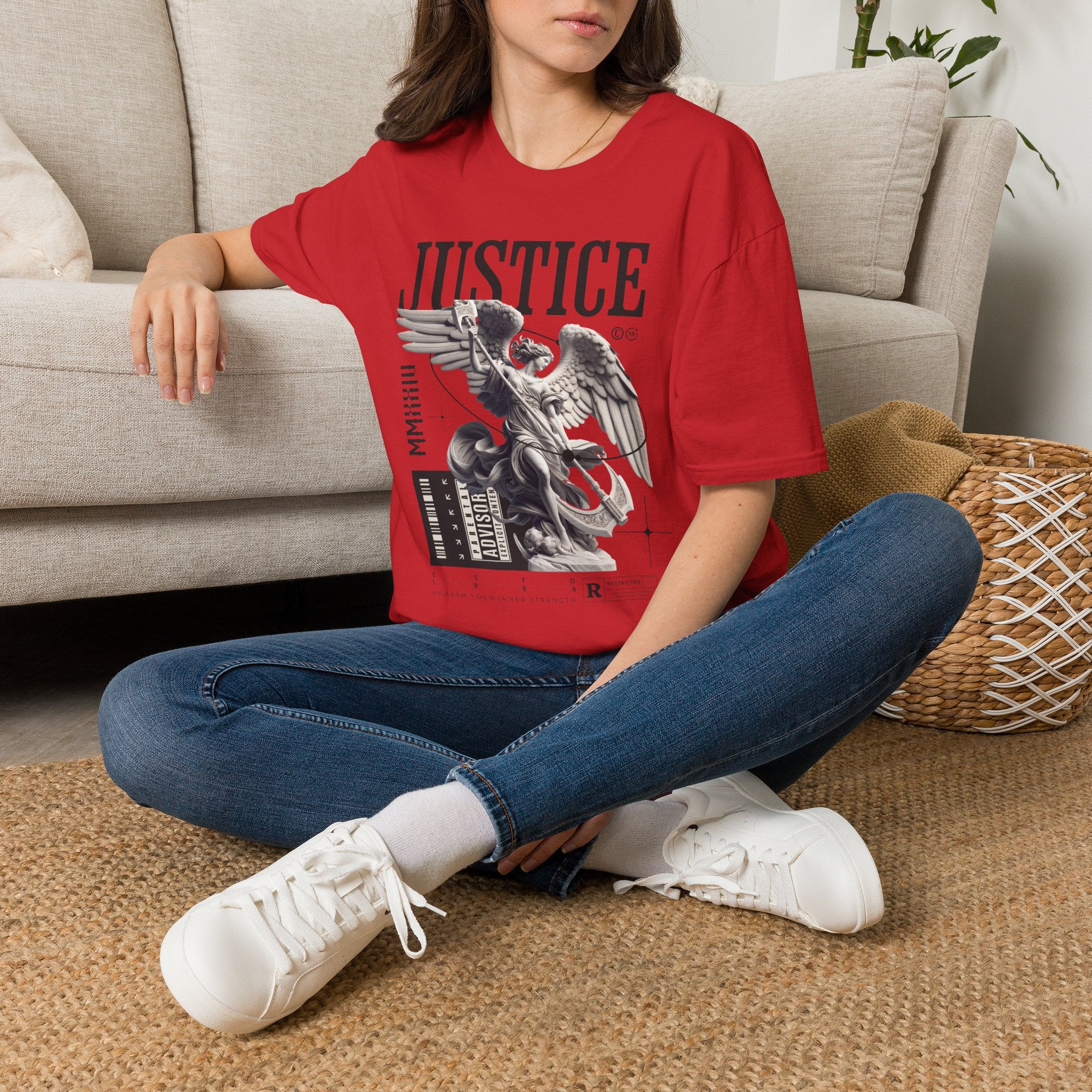 Justice Eagle T-Shirt — Vintage Courtroom Graphic Tee