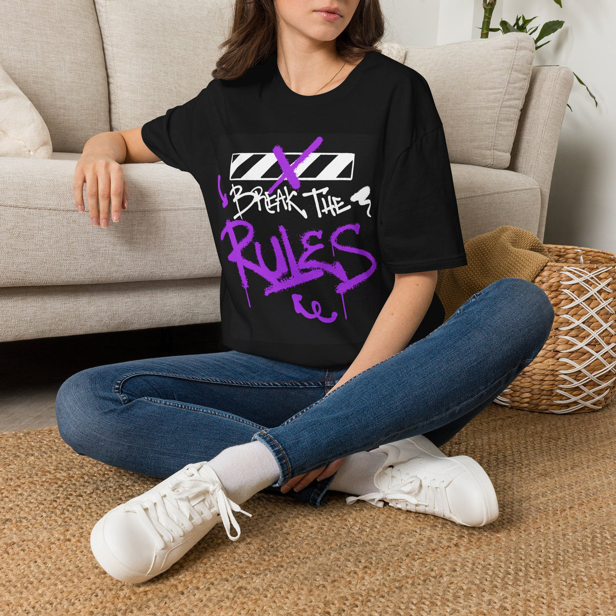 Break the Rules Graffiti T-Shirt