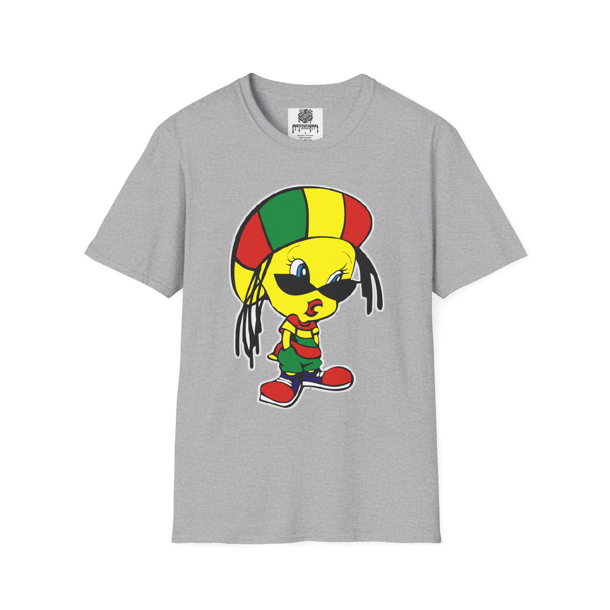 Rasta Tweety T-Shirt — Reggae Cartoon Graphic Tee