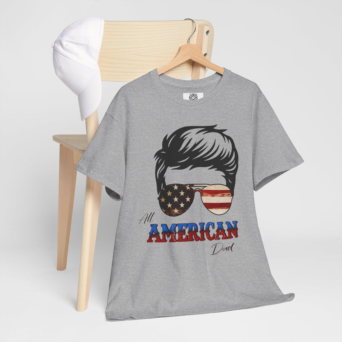 American Sunglasses Graphic Tee — "All American" Patriotic USA T-Shirt