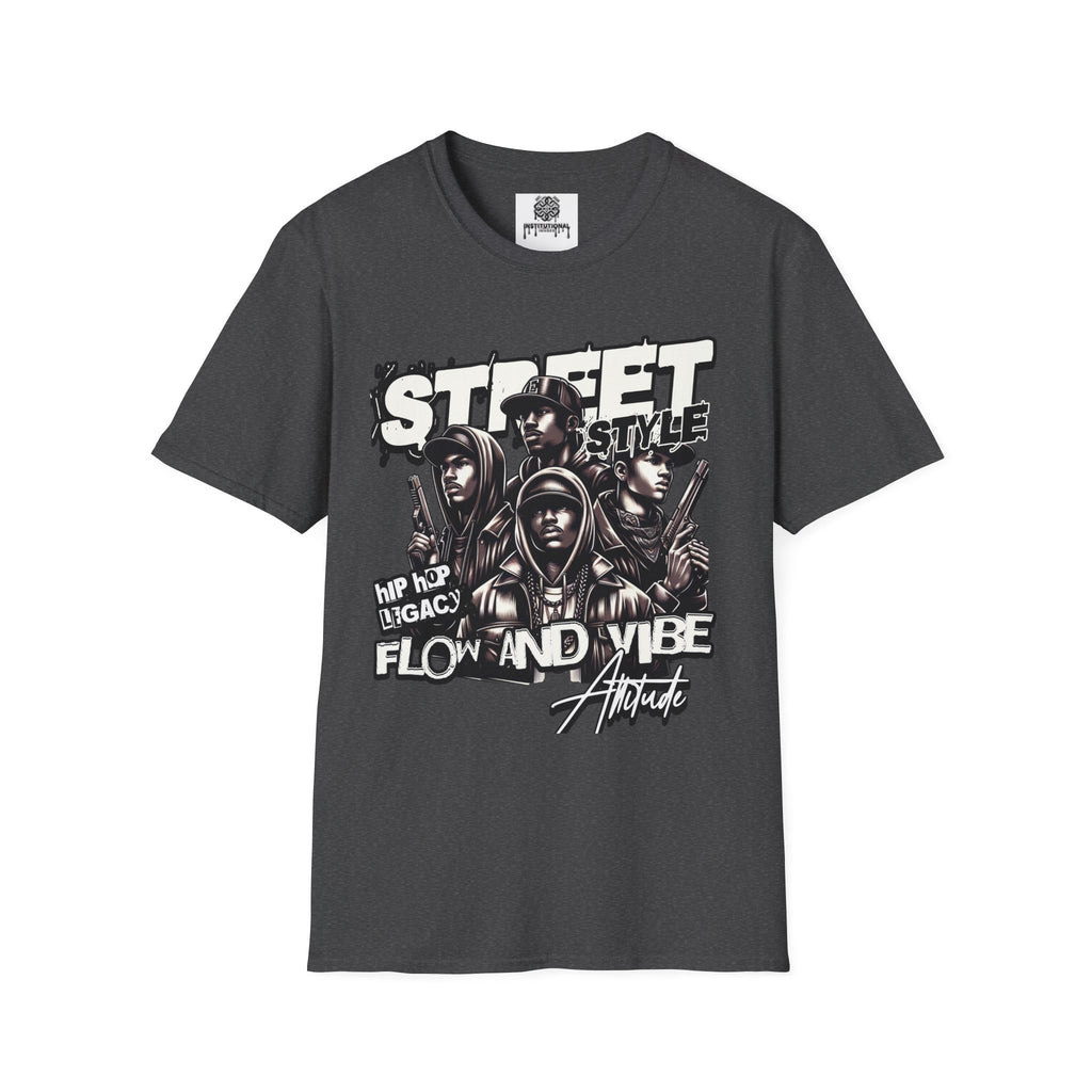Street Style Graphic T‑Shirt — 'Street Style' Urban Vibe Tee with Crew Portraits