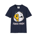 T-Shirt — 'Faker Panda' Distressed Dual-Face Graphic Tee