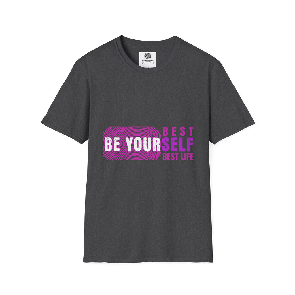 Best Yourself T-Shirt — Inspirational Pink Graphic Tee