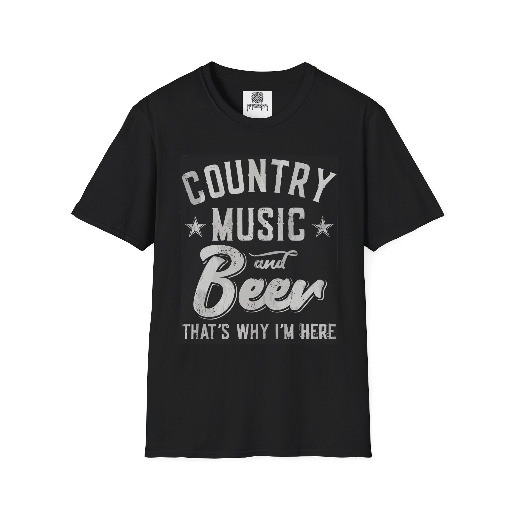 Country Music and Beer T-Shirt — Vintage Rustic Fan Tee