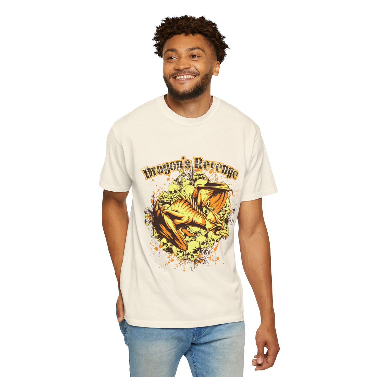 Dragon's Revenge T-Shirt — Fierce Golden Dragon Graphic Tee