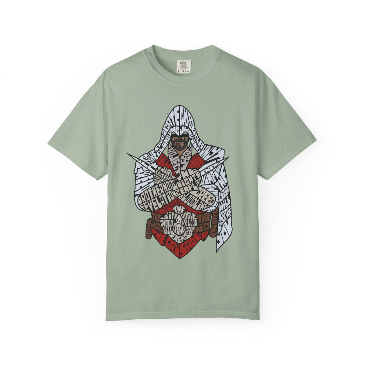 Assassin Hooded Warrior Graphic T-Shirt — Retro Gamer / Video Game Fan Tee