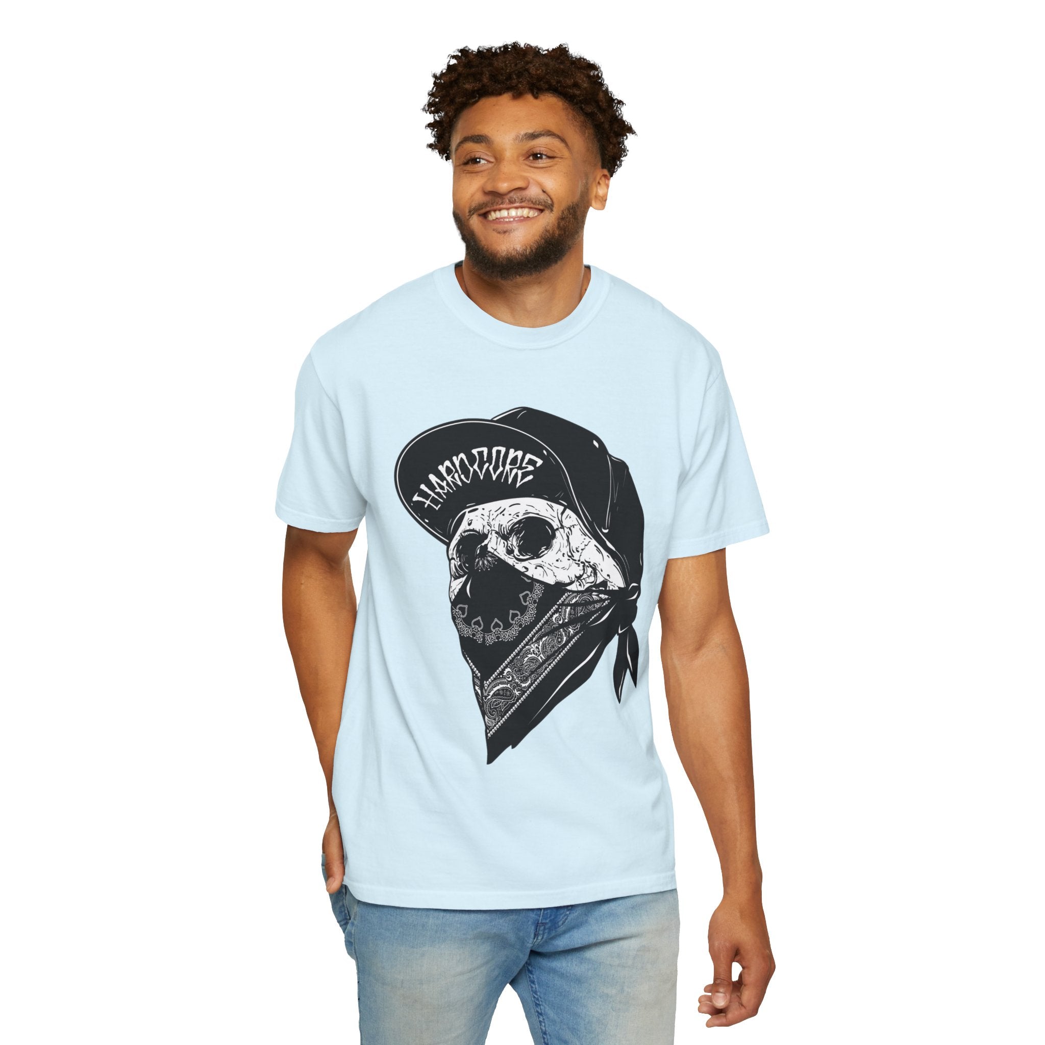 Skull Bandana Tee — Streetwear Graphic T-Shirt