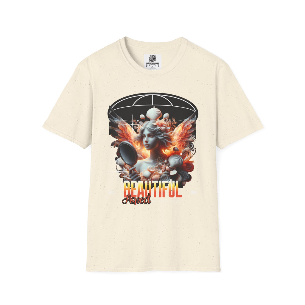 Artistic Phoenix Portrait T-Shirt — 'Beautiful' Retro Surreal Graphic Tee