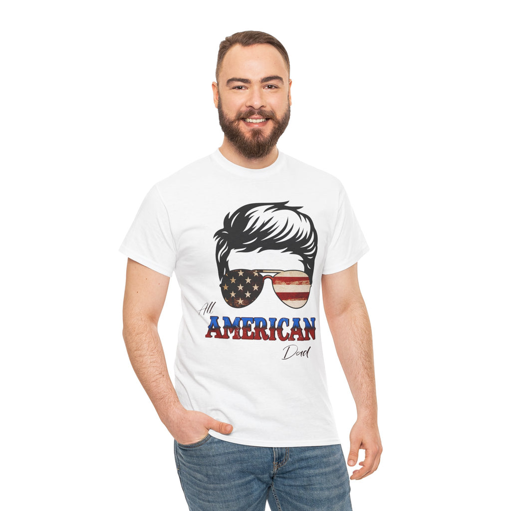 American Sunglasses Graphic Tee — "All American" Patriotic USA T-Shirt
