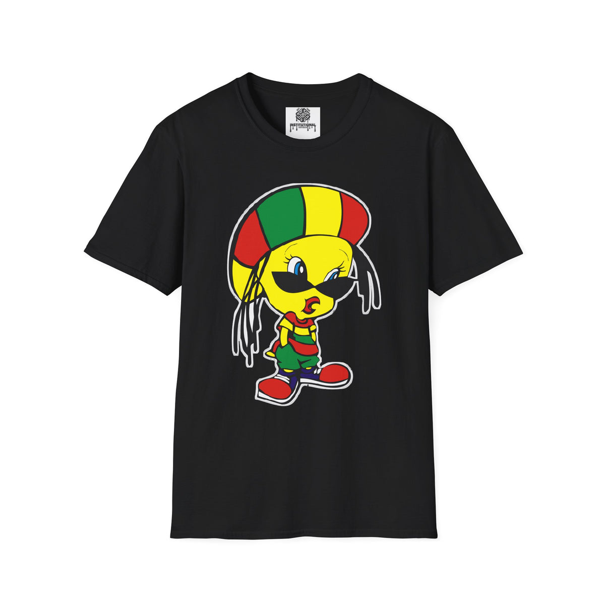 Rasta Tweety T-Shirt — Reggae Cartoon Graphic Tee