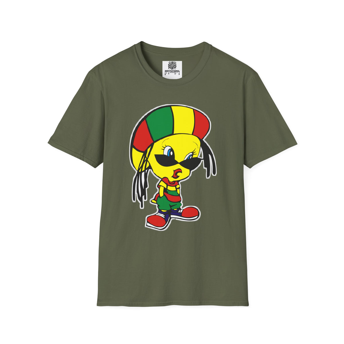 Rasta Tweety T-Shirt — Reggae Cartoon Graphic Tee
