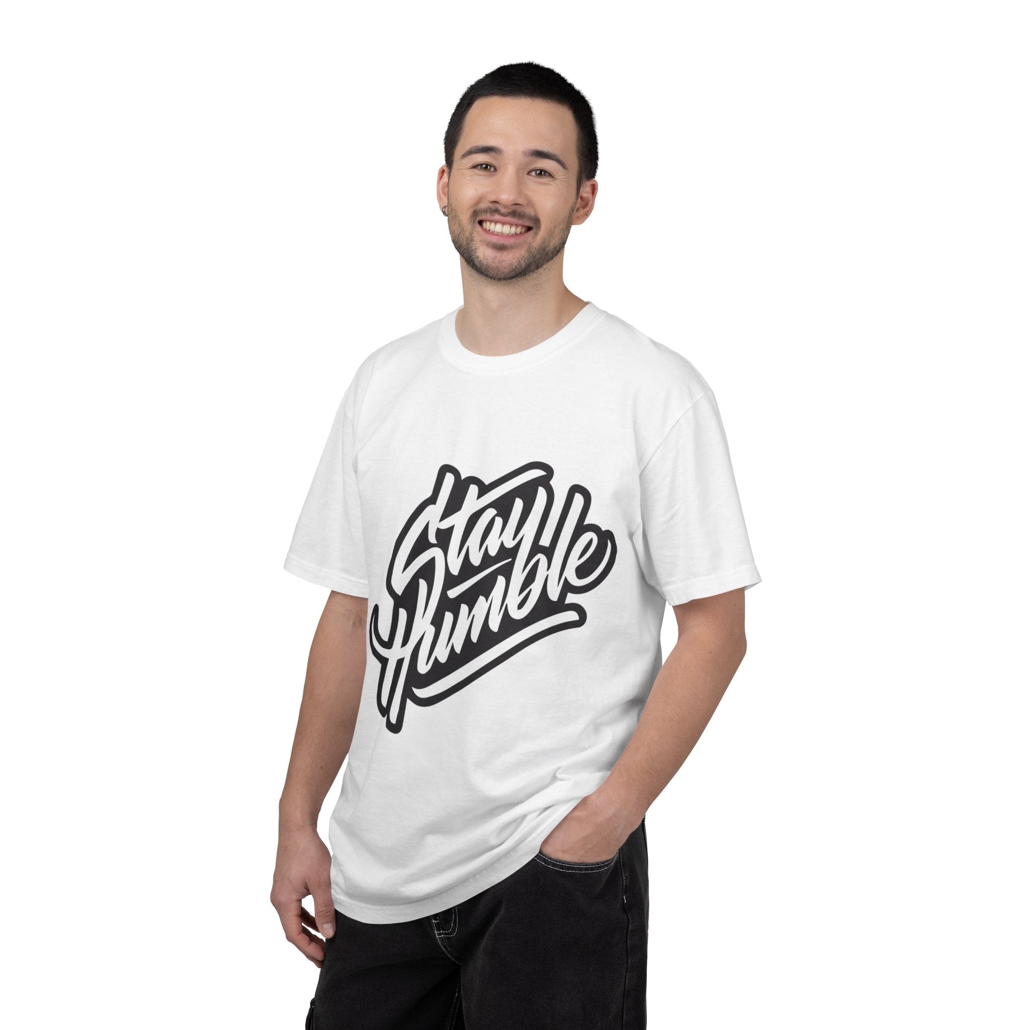 Stay Humble T-Shirt — Bold Script Graphic Tee